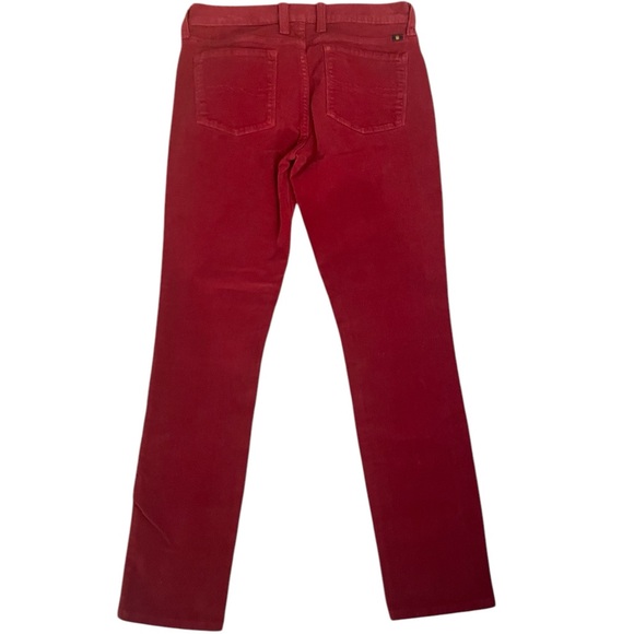 Sz:28 Lucky Brand Women's Red Corduroy Jeans - Picture 6 of 8